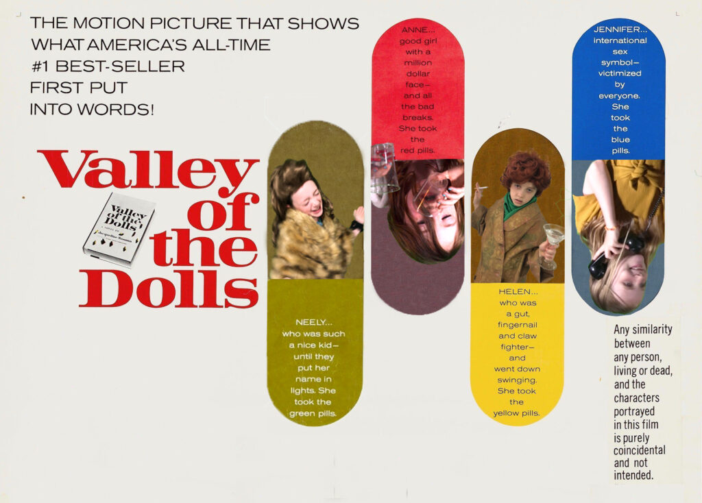 An altered movie poster for the 1967 film, Valley of the Dolls, with child actors.